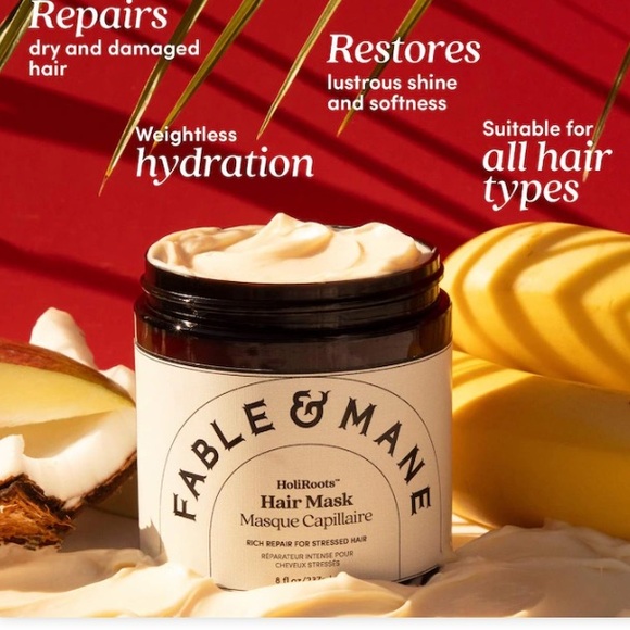 Fable & Mane Holiroots Hair Mask Treatment NWT - Picture 7 of 14